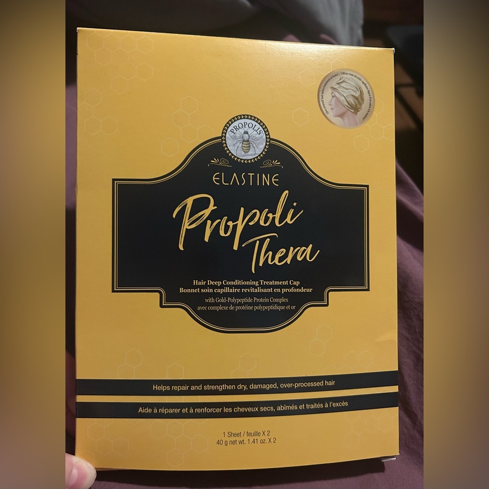 Elastine Propoli Thera hair deep conditioning treatment cap